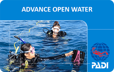 Сертификат PADI Advanced Open Water Diver